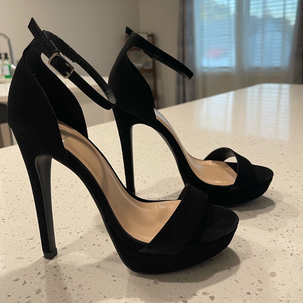 Black heels. Size 6 1/2.